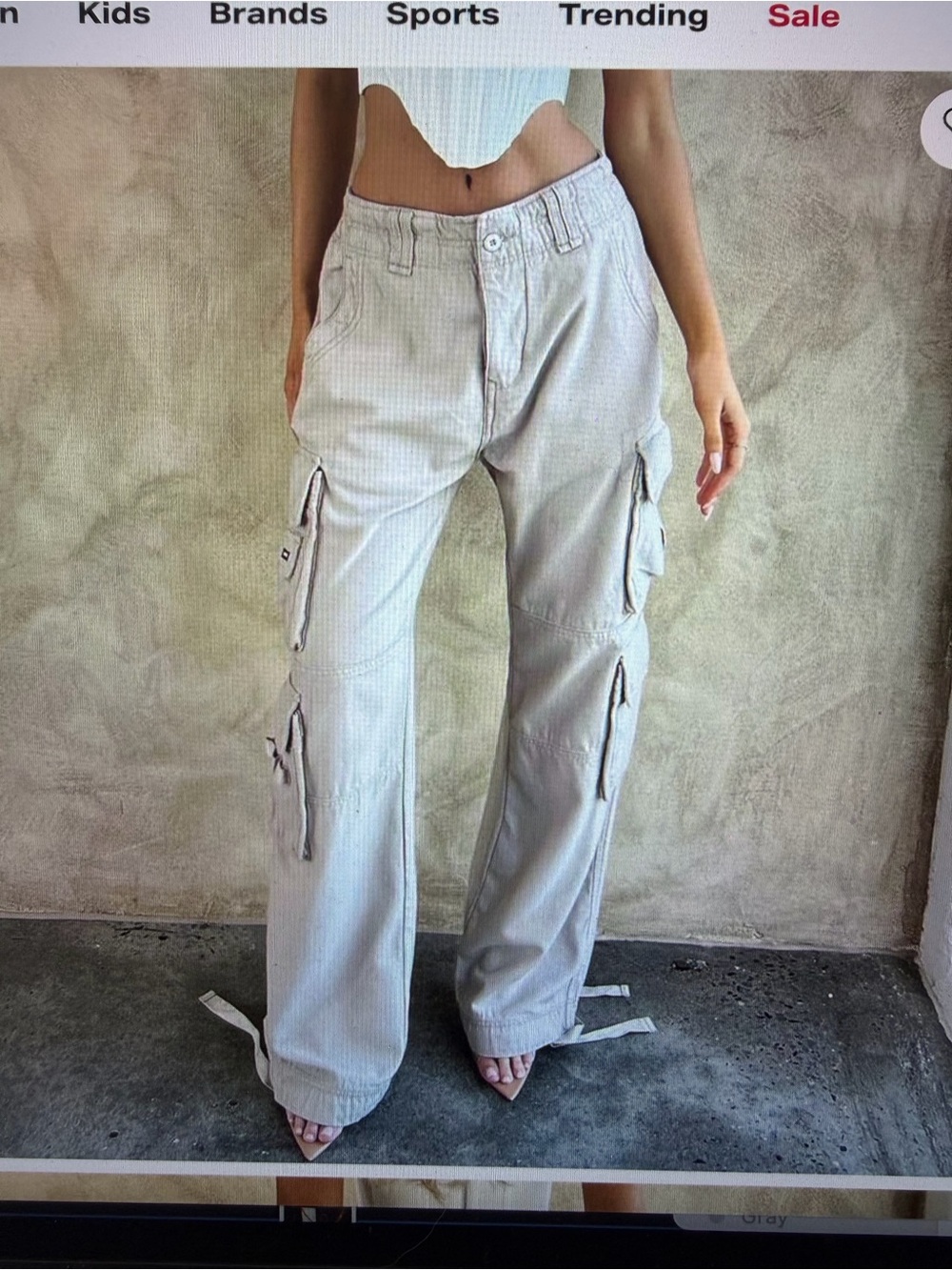Baby boo Tinashe Cargo Pants, size small NEW with tags!